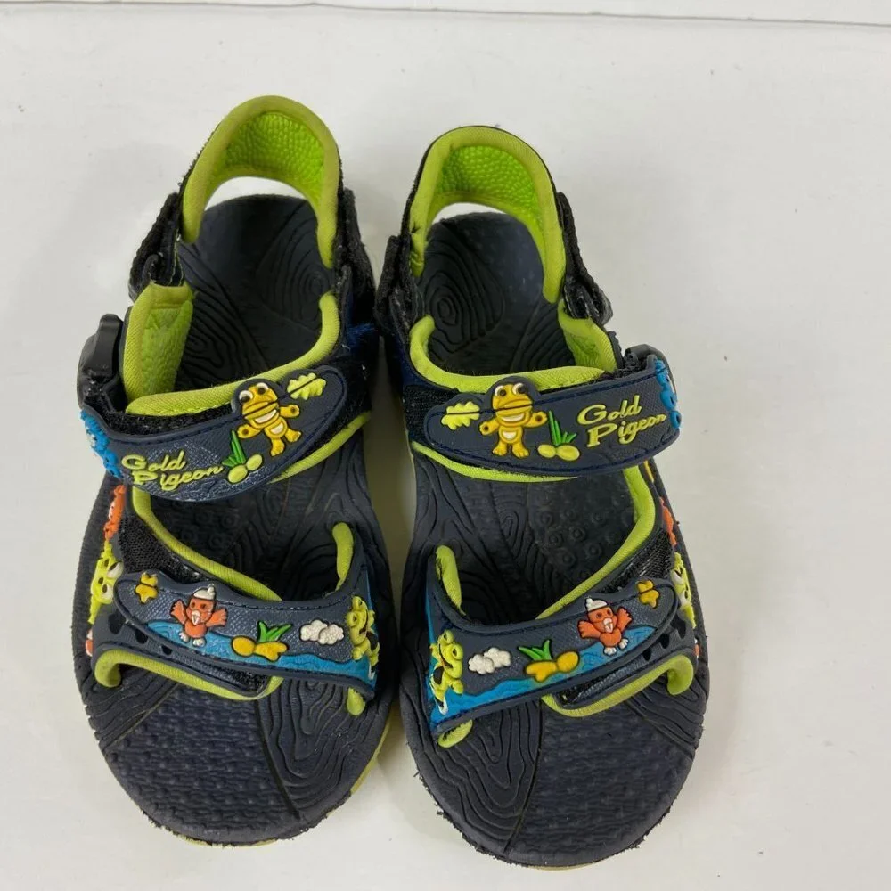 Gold Pigeon Boys Sandals
